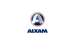 Logo Aixam 741 chromé